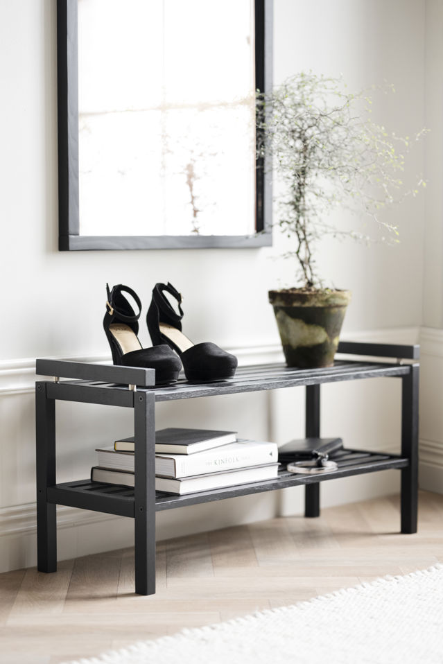 Estante para zapatos 'Confetti' 80 cm - Negro