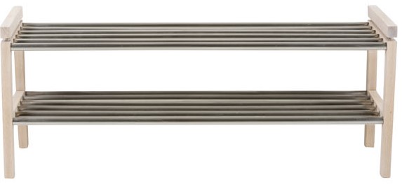 Zapatero 'Confetti' 100cm - Metal/Pigmentado blanco