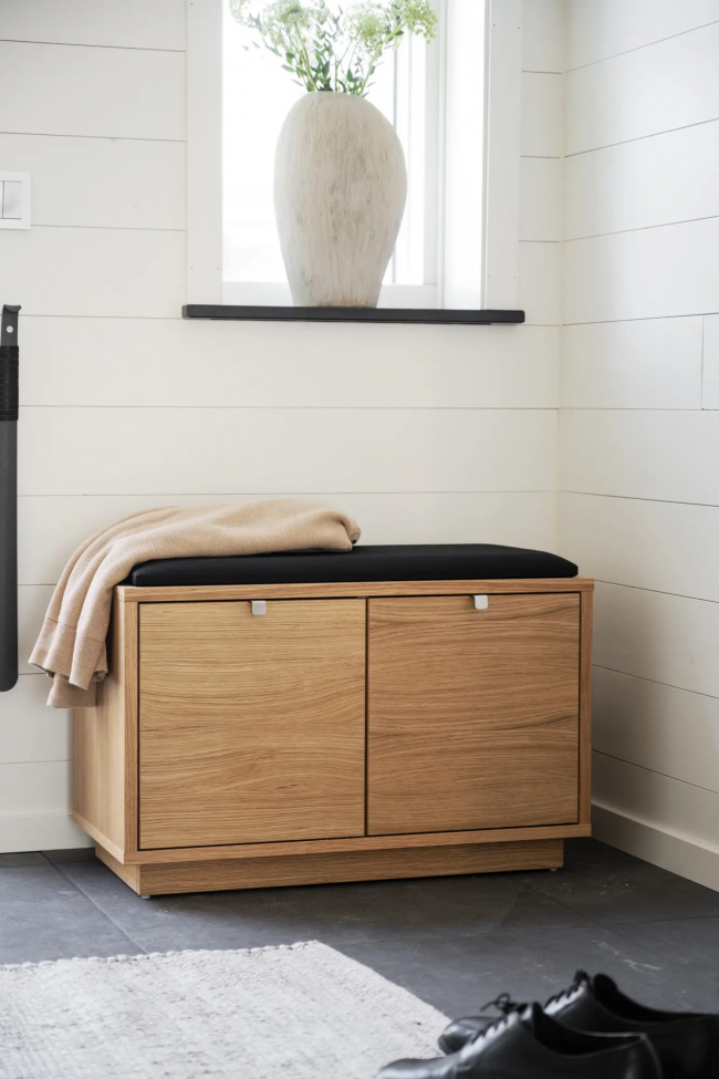 Banco 'Confetti' 70cm - Roble/Negro