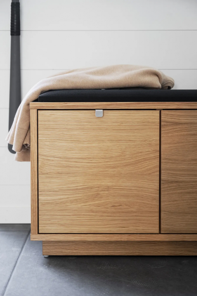 Banco 'Confetti' 70cm - Roble/Negro