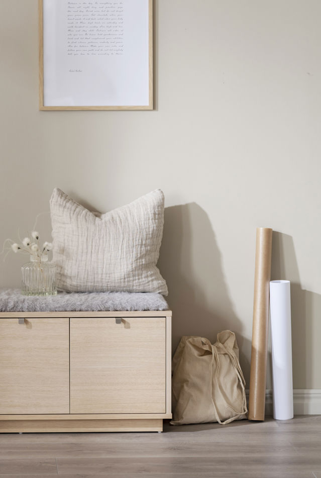 Banco 'Confetti' 70cm - Roble/Gris claro