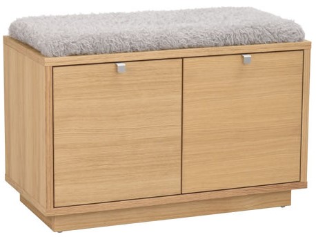 Banco 'Confetti' 70cm - Roble/Gris claro