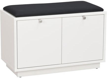 Banco 'Confetti' 70cm - Blanco/Negro