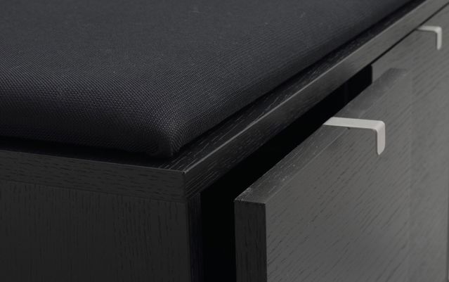 Banco 'Confetti' 106cm - Negro