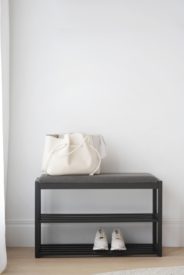 Zapatero 'Confetti' - Negro/Gris