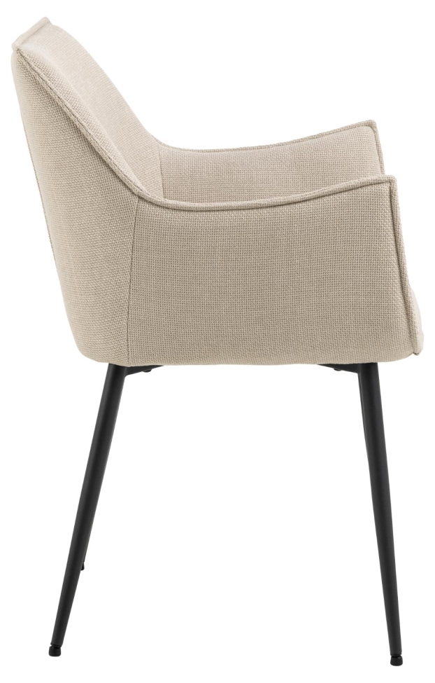 Silla 'Bonita' - Gris/Negro