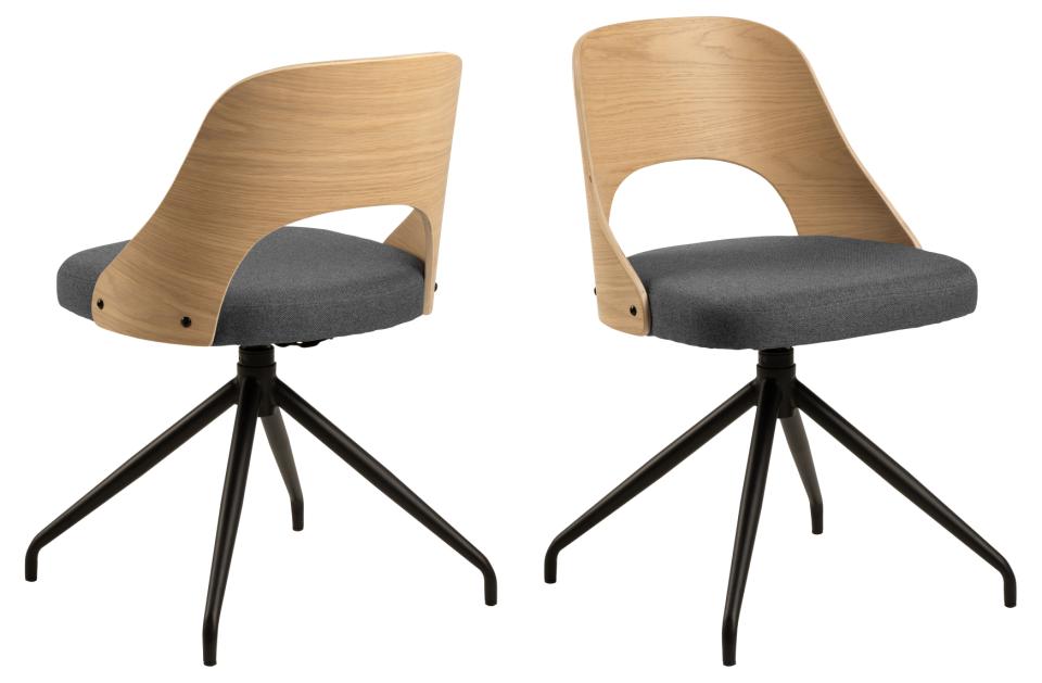 Silla 'Yngsjö' - Gris/Natural