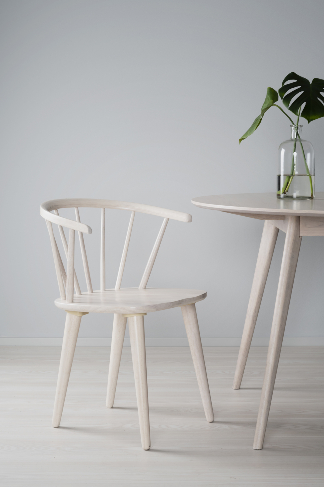 Silla 'Carmen' - Blanca pigmentada