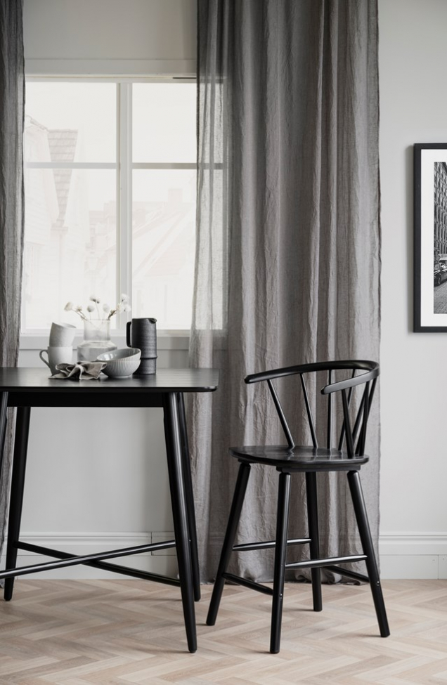 Taburete 'Carmen' - Negro