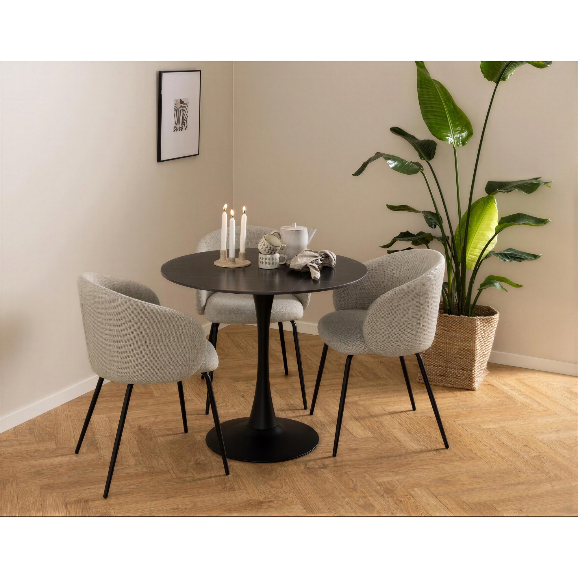 Silla 'Leksand' - Beige