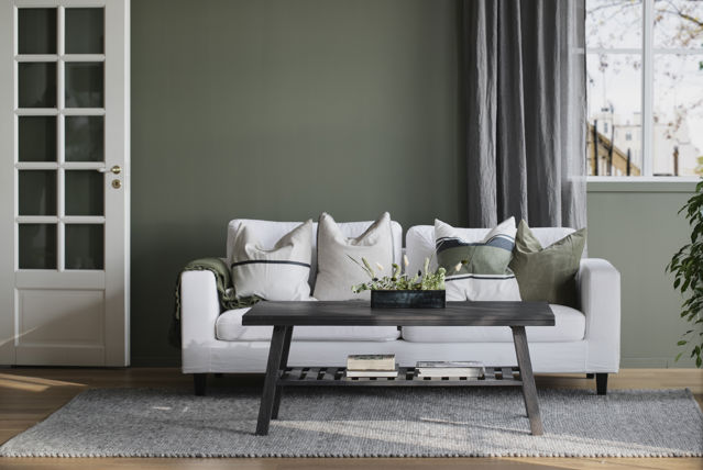 Mesa de sofá 'Brooklyn' 130x75cm - Marrón oscuro