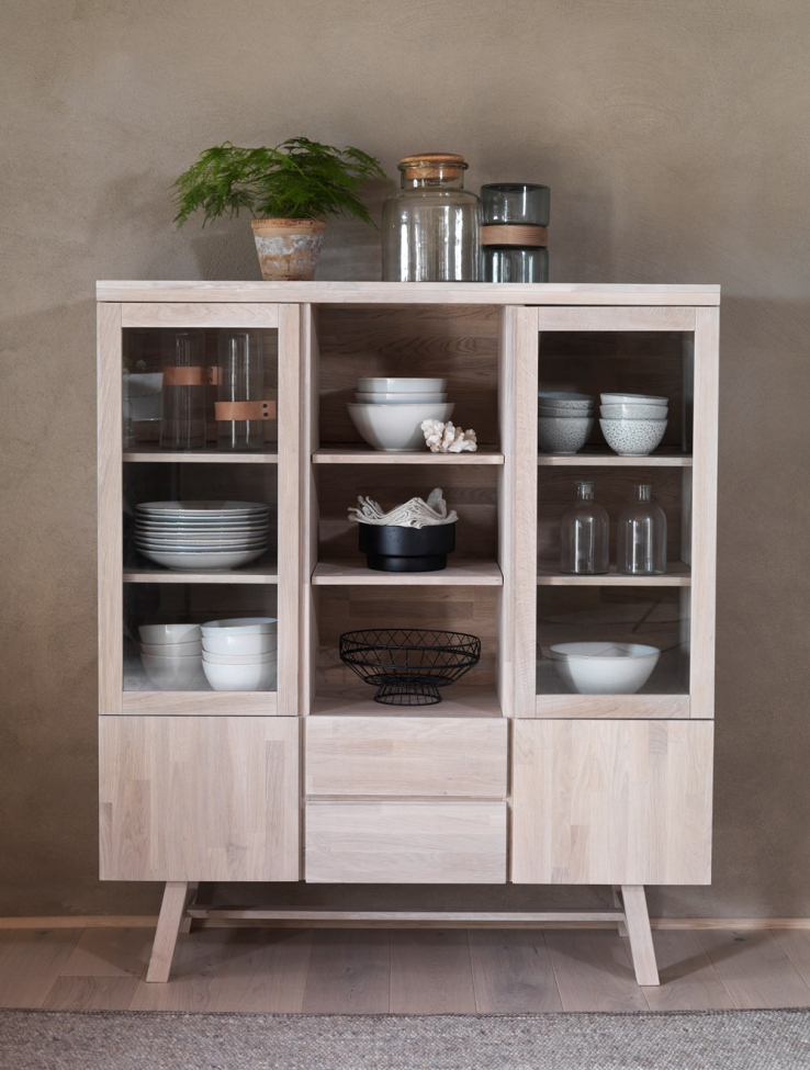 Armario 'Brooklyn' - Blanqueado/Roble