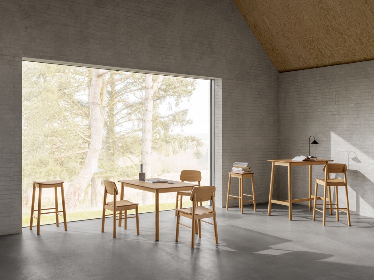 Mesa de comedor 'Barlow' 120x80cm - Natural