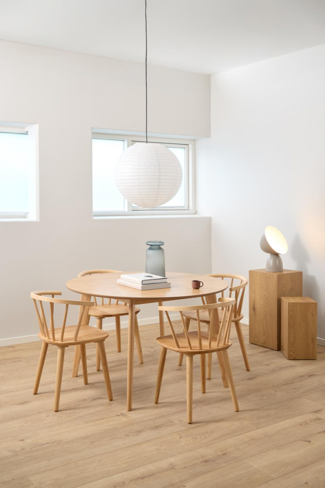 Mesa de comedor 'Roxby' Redonda 120x76cm - Natural