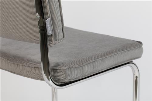 Silla 'Ridge Rib' - Gris Claro