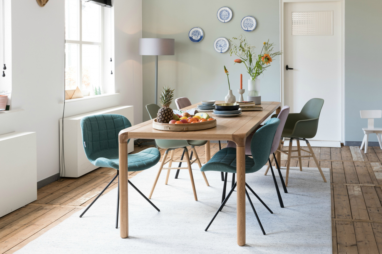 Silla 'Omg' - Terciopelo/Azul