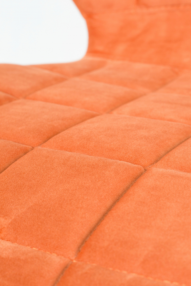Silla 'Omg' - Terciopelo/Naranja