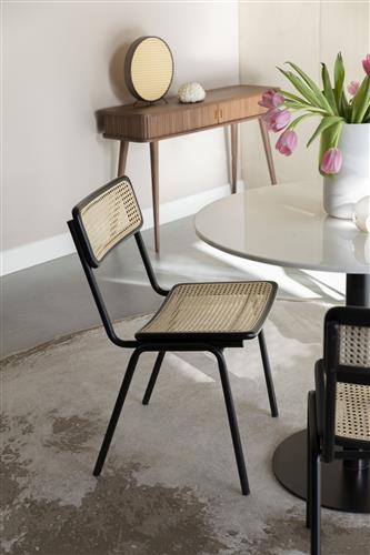 Silla 'Jort' - Negro/Natural