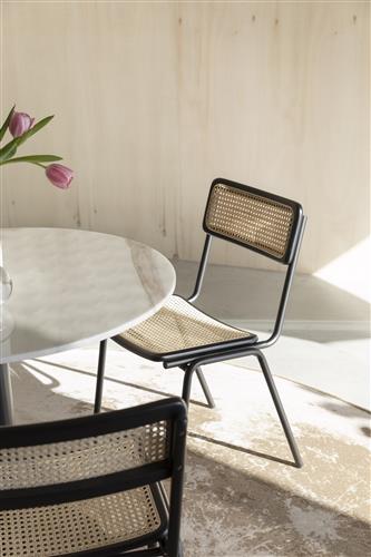 Silla 'Jort' - Negro/Natural