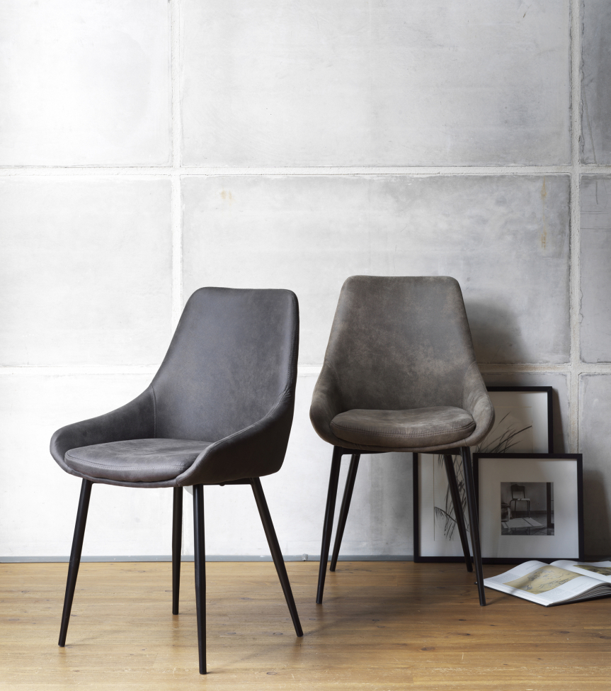 Silla 'Sierra' - Gris oscuro