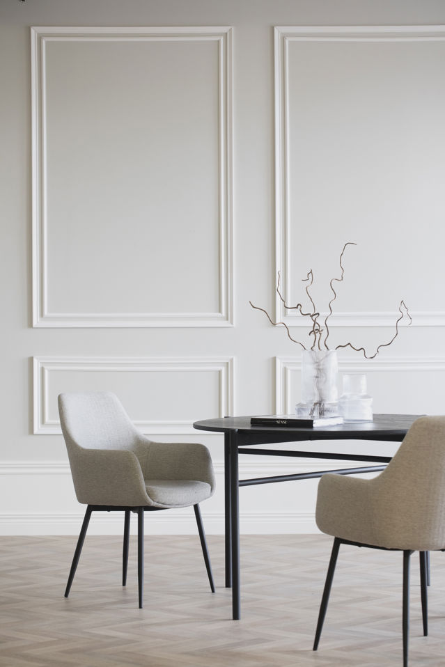 Silla con brazos 'Reily' - Beige