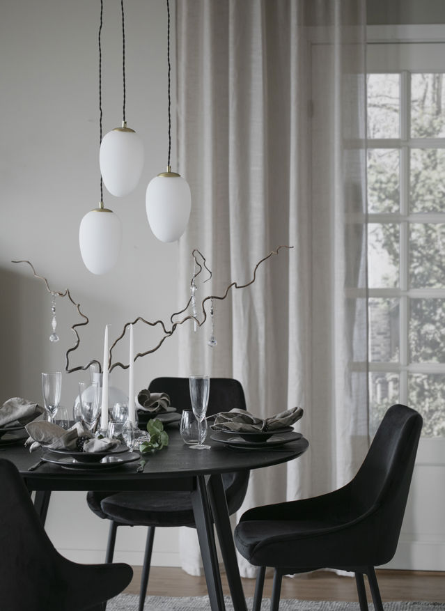 Silla 'Sierra' - Negro terciopelo