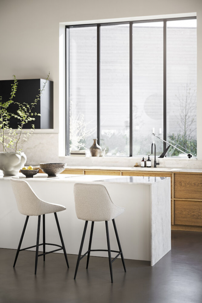 Taburete 'Sierra' - Bouclé