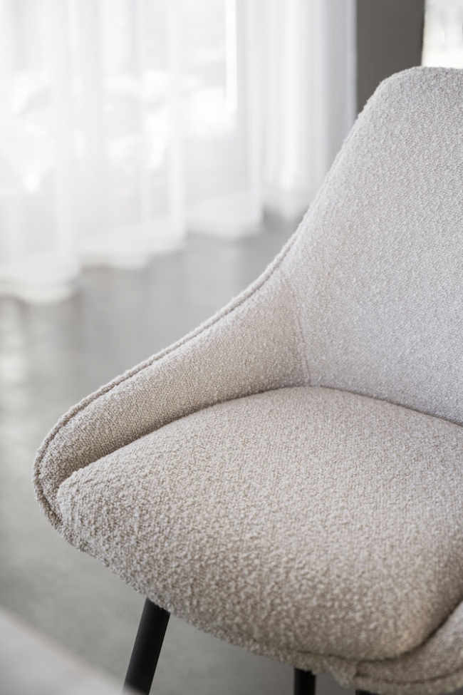 Taburete 'Sierra' - Bouclé