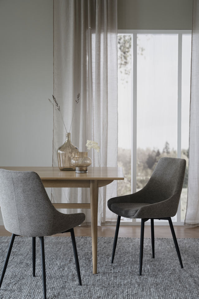 Silla 'Sierra' - Gris/Negro