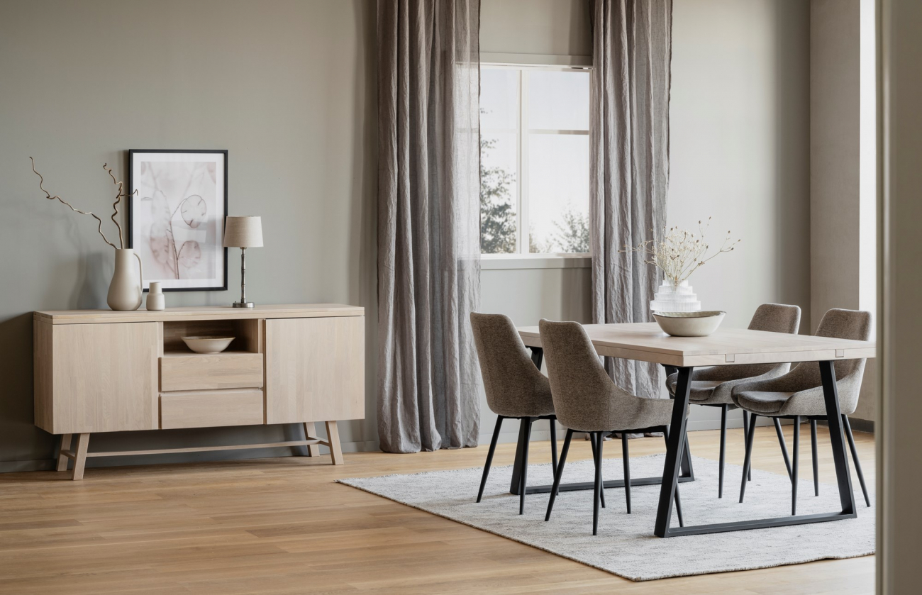 Silla 'Sierra' - Beige/Negro