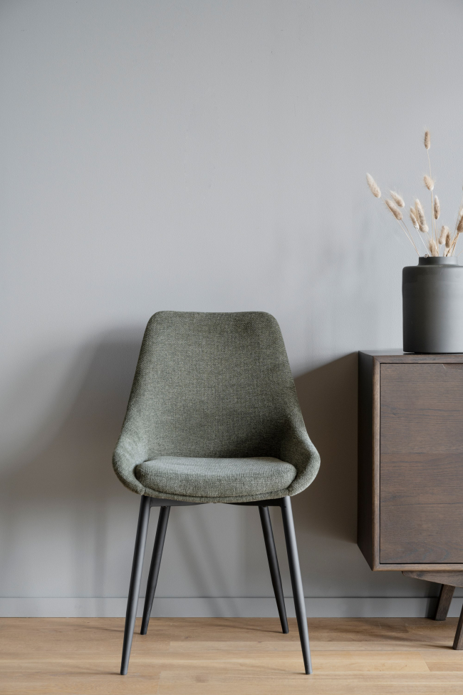 Silla 'Sierra' - Verde/Negro