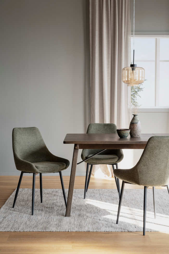 Silla 'Sierra' - Verde/Negro