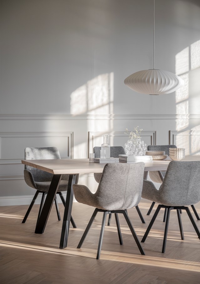 Silla con brazos 'Norwell' - Gris