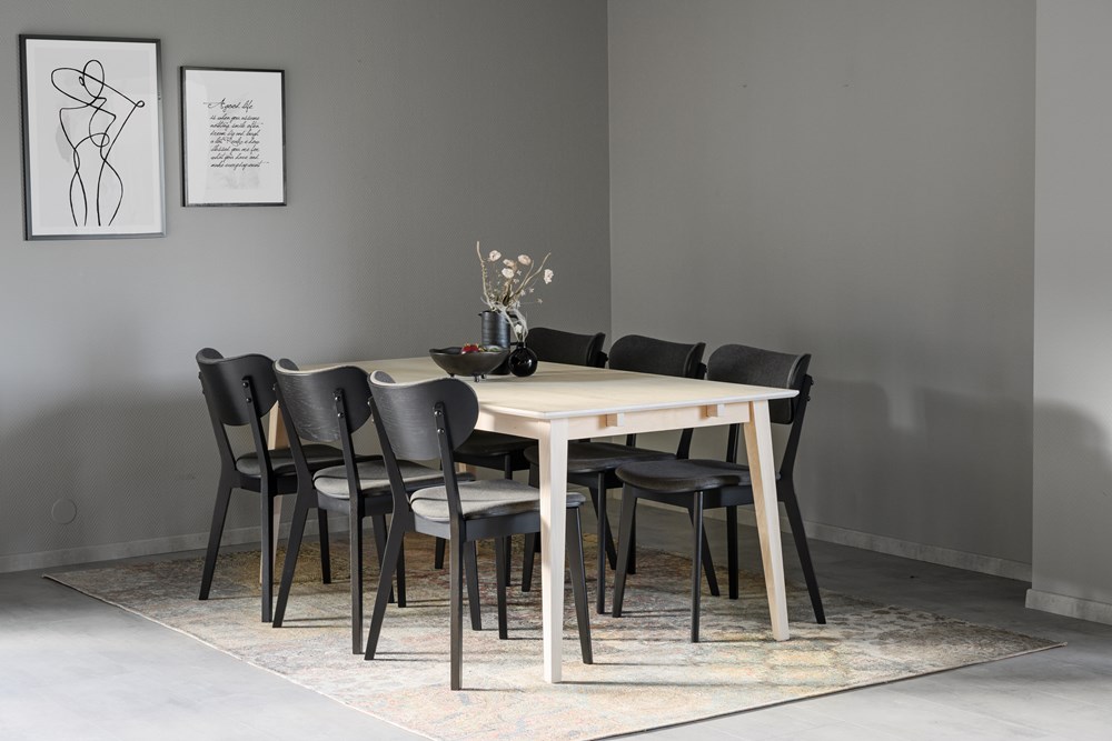 Silla - 'Kato' - Negra/Gris