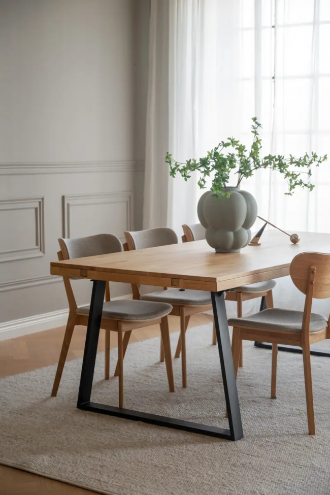 Silla 'Kato' - Gris/Beige