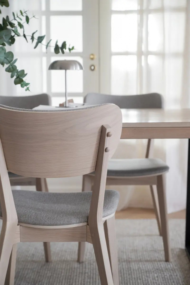 Silla 'Kato' - Gris/Beige/Blanco pigmentado