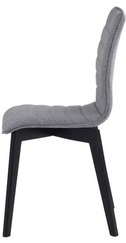 Silla 'Gracy' - Gris claro/Negro