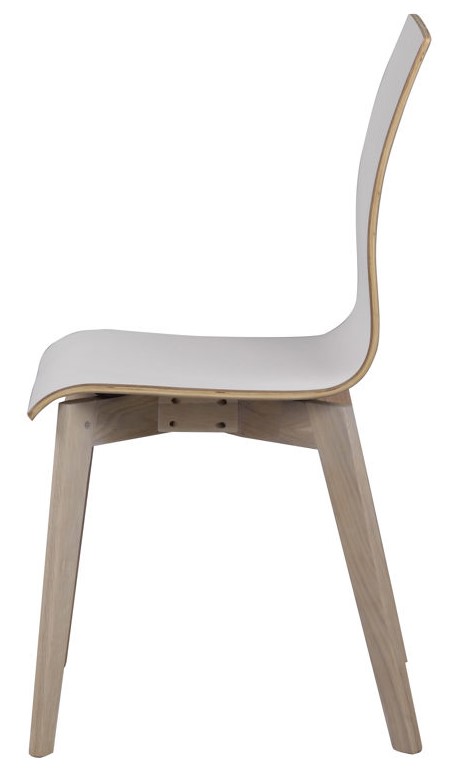 Silla 'Gracy' - Blanco/Blanco pigmentado