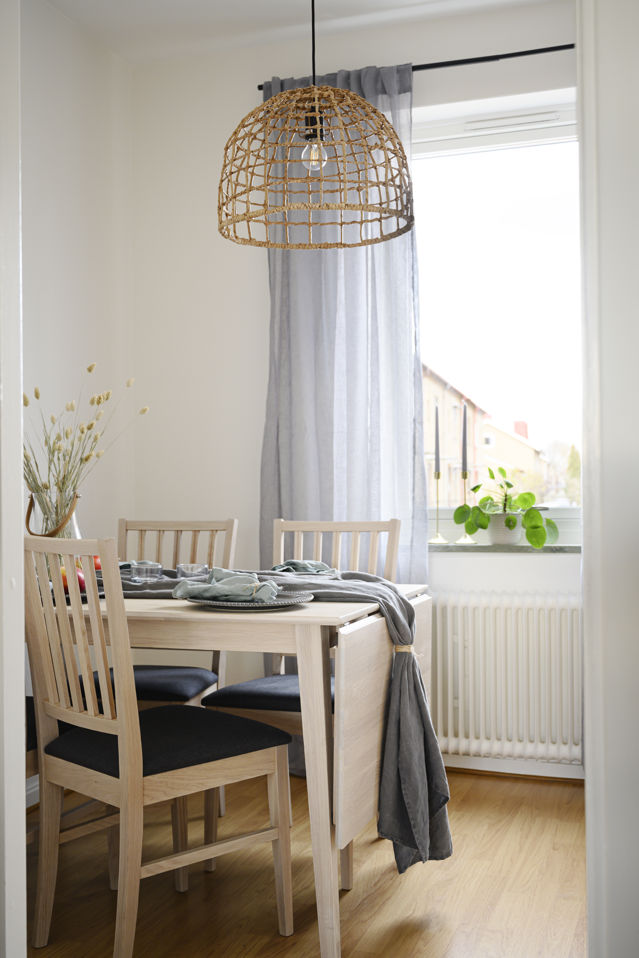 Silla 'Filippa' - Roble blanqueado/Gris