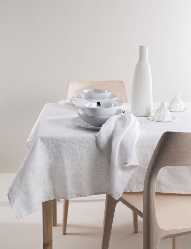 Mantel 'Sunshine' 145x250 - Blanco