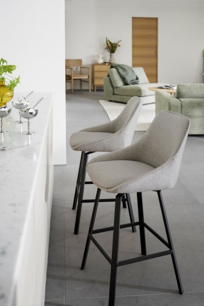 Taburete 'Alison' - Beige