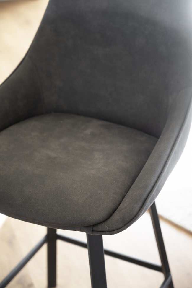 Taburete 'Alison' - Gris oscuro