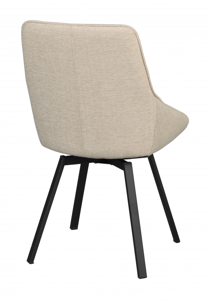 Silla 'Alison' - Beige claro/negra