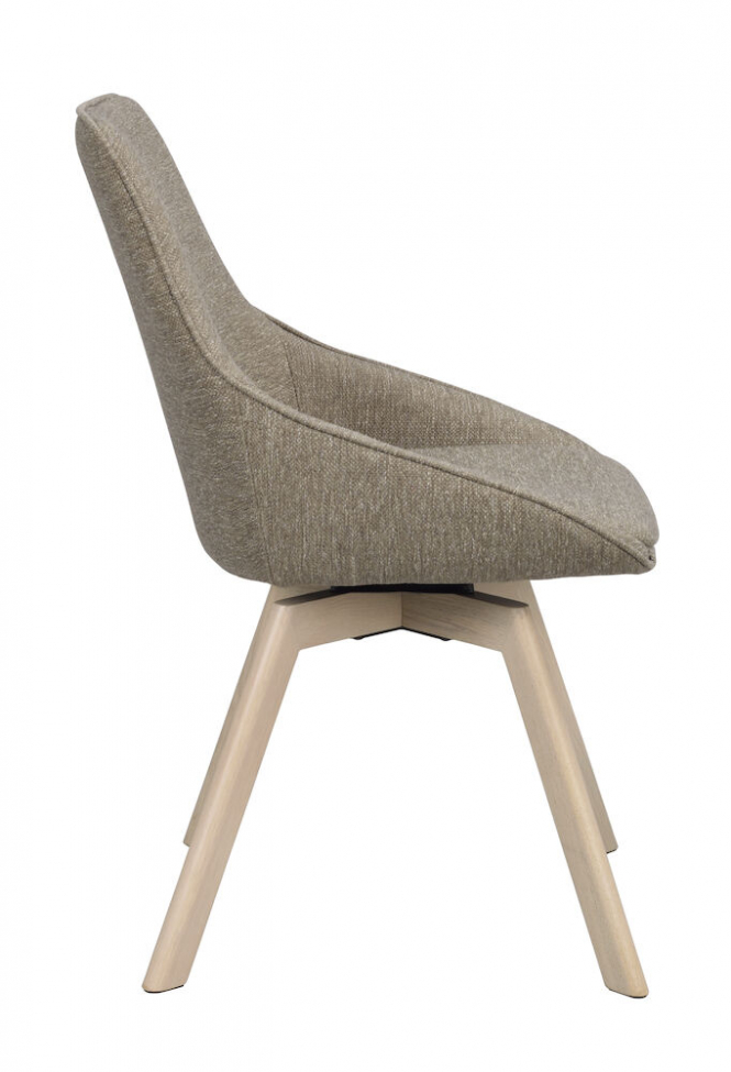 Silla 'Alison' - Marrón oscuro/Pigmentada blanca