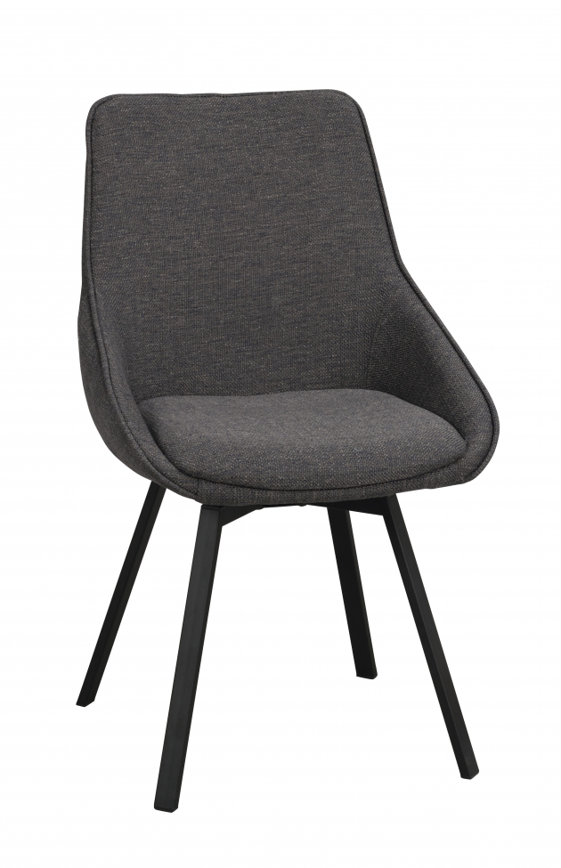 Silla 'Alison' - Gris/negro