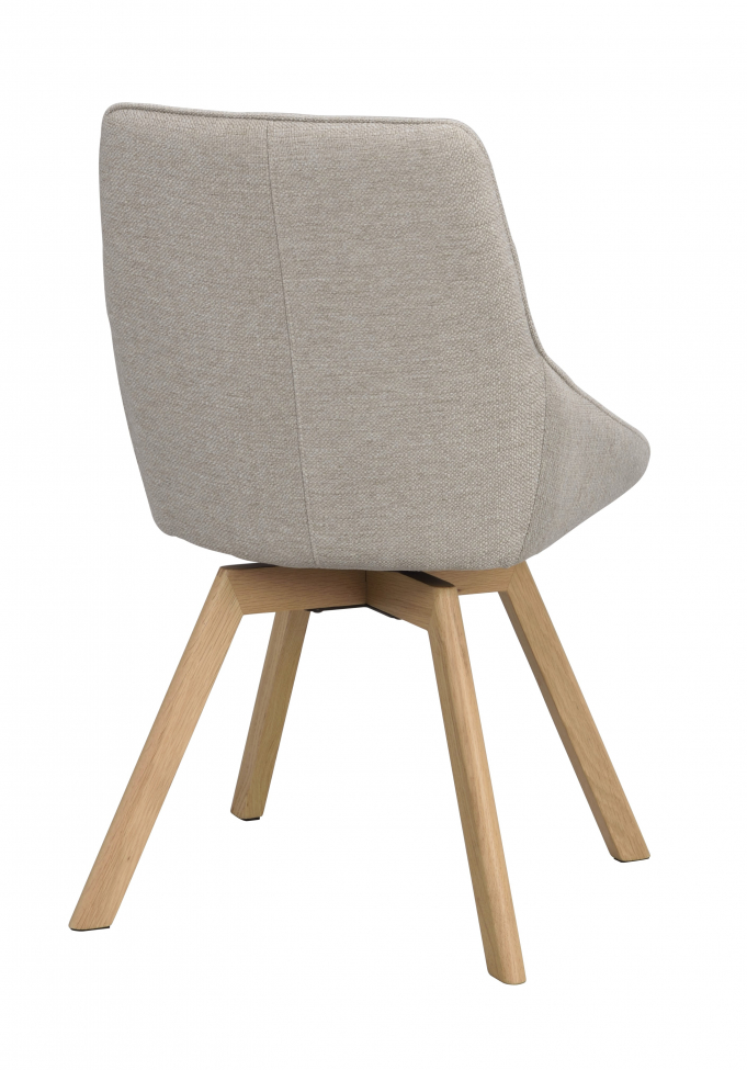 Silla 'Alison' - Beige/roble