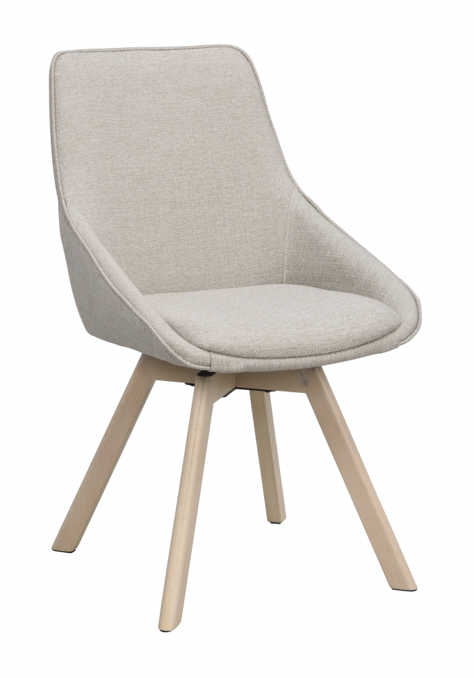 Silla 'Alison' - Beige/pigmentada blanca