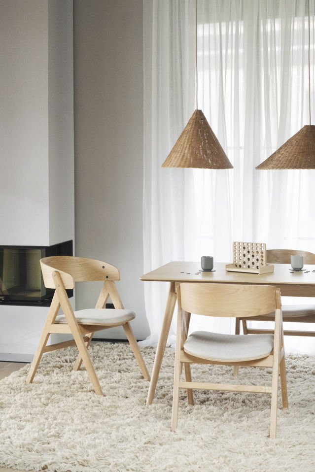 Mesa de comedor 'Yumi' 190x90cm - Roble