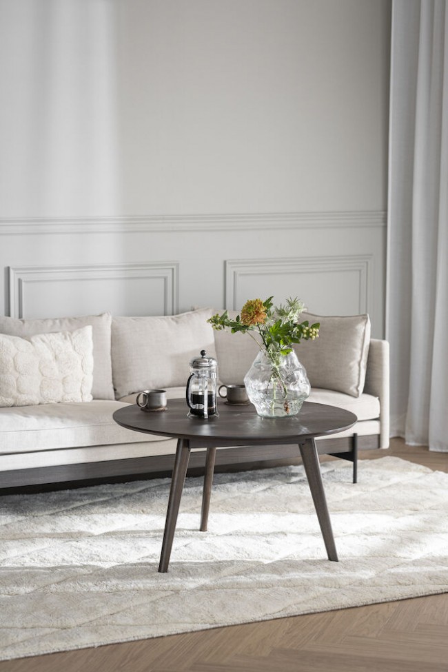 Mesa de centro 'Yumi' redonda 90cm - Marrón