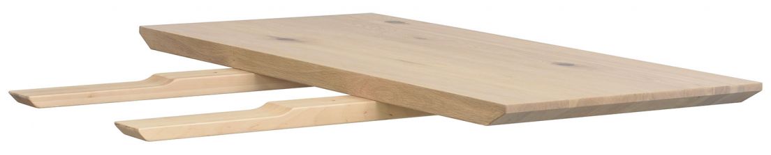 Extensión 'Melville' 50x95cm - Roble pigmentado blanco